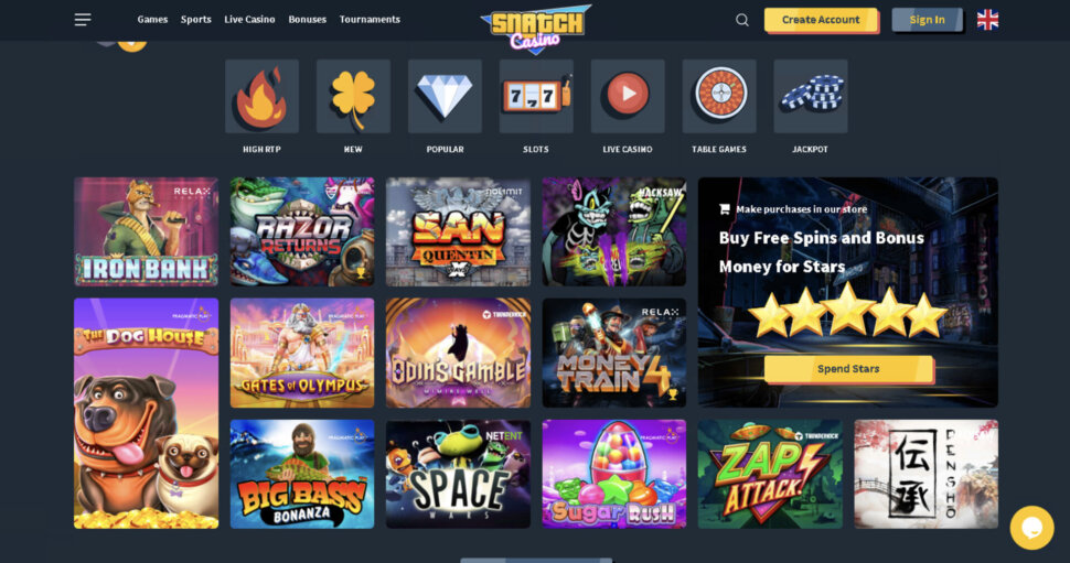 Δέχεστε τον παραπάνω υποδοχέα με το Snatch Casino ελληνικές προσφορές