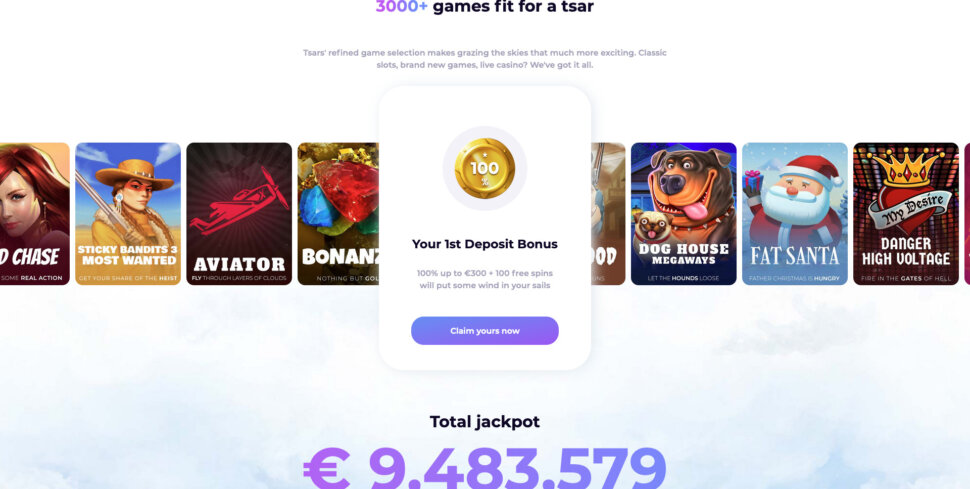 Κριτική του Tsars Casino Καζίνο